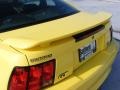 2002 Zinc Yellow Ford Mustang GT Coupe  photo #28