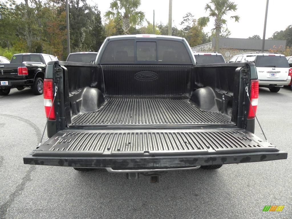 2005 F150 XLT Regular Cab 4x4 - Aspen Green Metallic / Medium Flint Grey photo #12