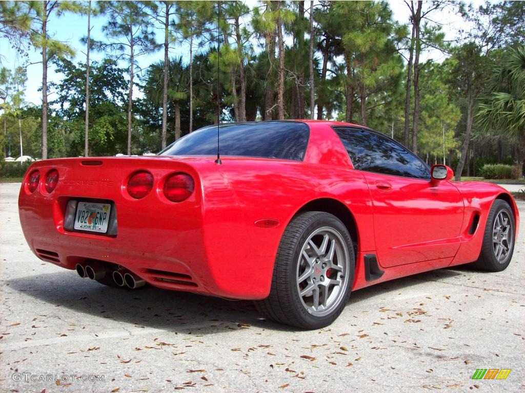 2003 Corvette Z06 - Torch Red / Black photo #7