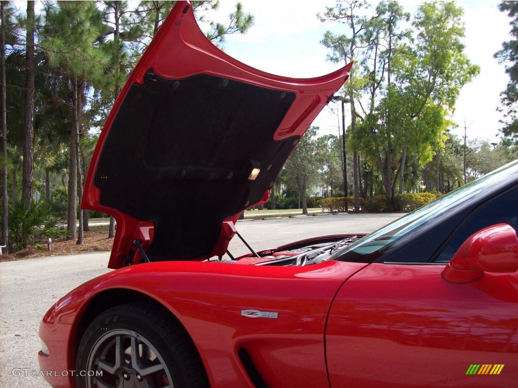 2003 Corvette Z06 - Torch Red / Black photo #12