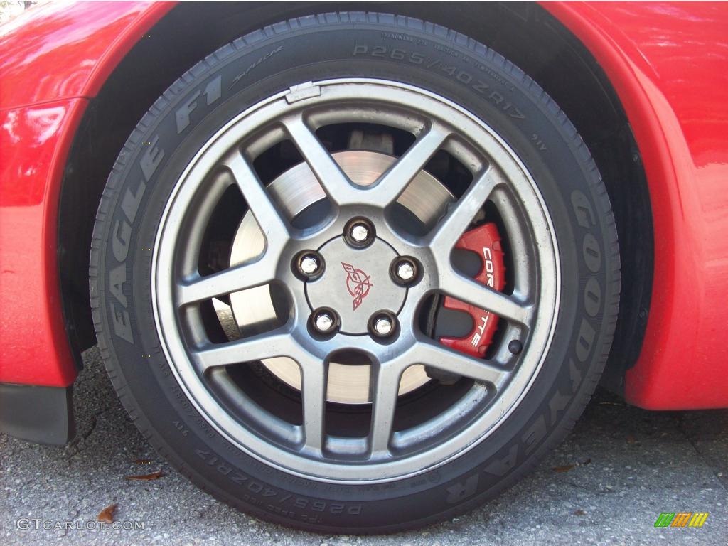 2003 Corvette Z06 - Torch Red / Black photo #34