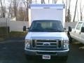 2009 Oxford White Ford E Series Cutaway E350 Commercial Moving Truck  photo #1