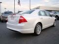 2010 White Platinum Tri-coat Metallic Ford Fusion SEL  photo #3