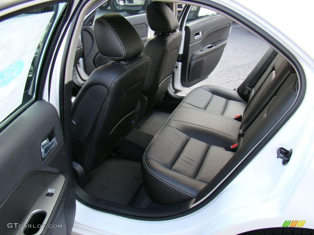 2010 Fusion SEL - White Platinum Tri-coat Metallic / Charcoal Black photo #9