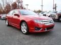 2010 Sangria Red Metallic Ford Fusion Sport  photo #1