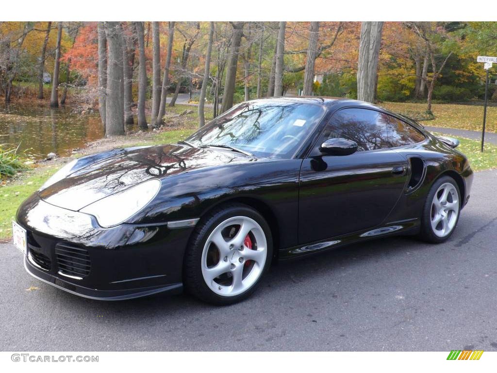 2001 911 Turbo Coupe - Black / Black photo #1