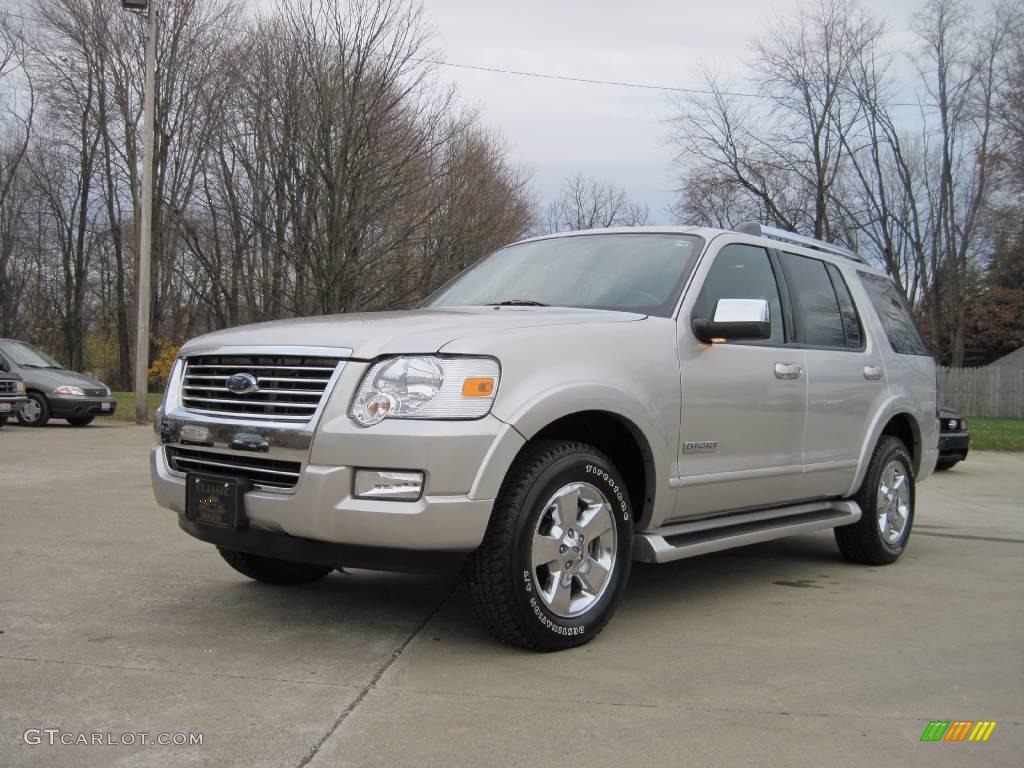 2006 Explorer Limited 4x4 - Silver Birch Metallic / Black photo #1