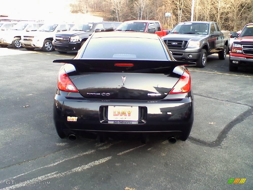 2009 G6 GXP Coupe - Carbon Black Metallic / Ebony/Light Titanium photo #5