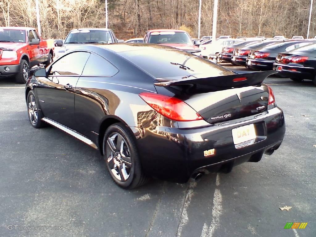 2009 G6 GXP Coupe - Carbon Black Metallic / Ebony/Light Titanium photo #6