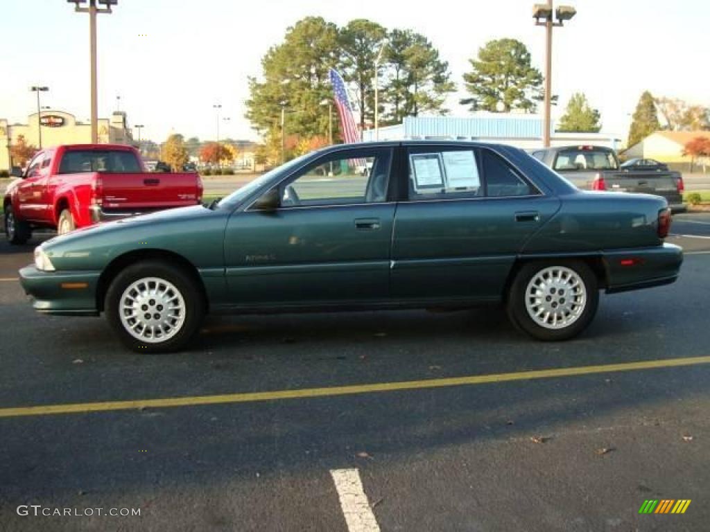1997 Achieva SL Sedan - Medium Sea Green Metallic / Blue photo #3