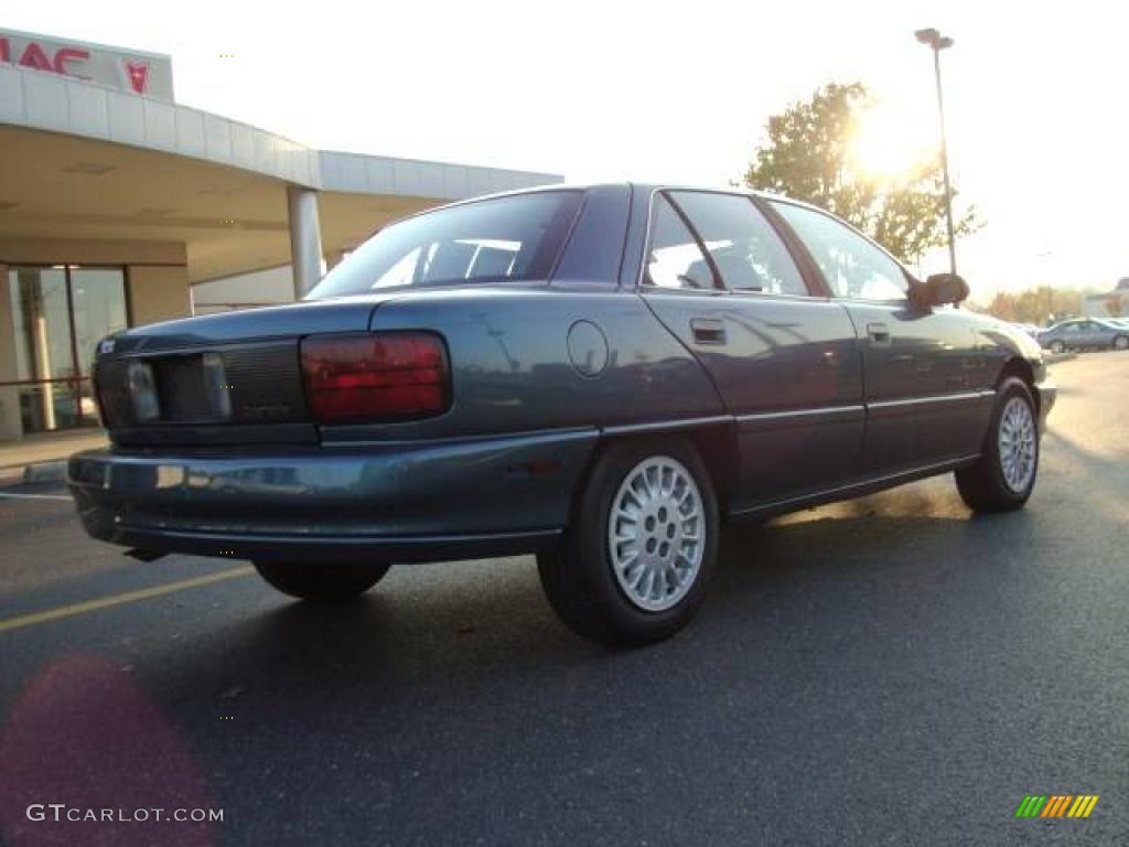 1997 Achieva SL Sedan - Medium Sea Green Metallic / Blue photo #5