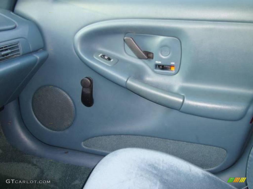 1997 Achieva SL Sedan - Medium Sea Green Metallic / Blue photo #20