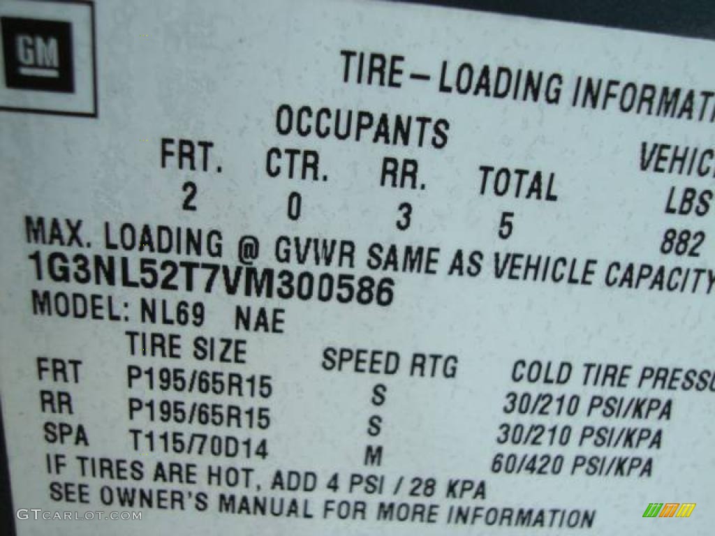 1997 Achieva SL Sedan - Medium Sea Green Metallic / Blue photo #26