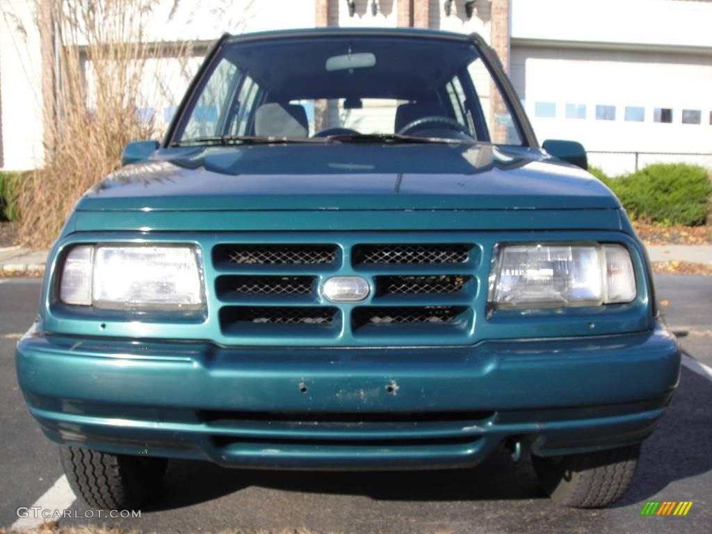 1996 Tracker Hardtop 4x4 - Slate Green Metallic / Charcoal photo #2