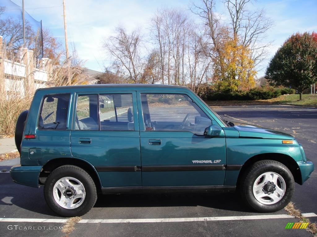 1996 Tracker Hardtop 4x4 - Slate Green Metallic / Charcoal photo #7