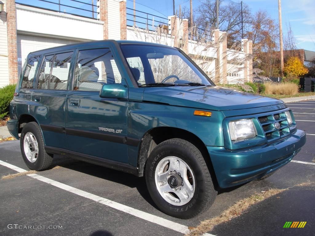 1996 Tracker Hardtop 4x4 - Slate Green Metallic / Charcoal photo #8