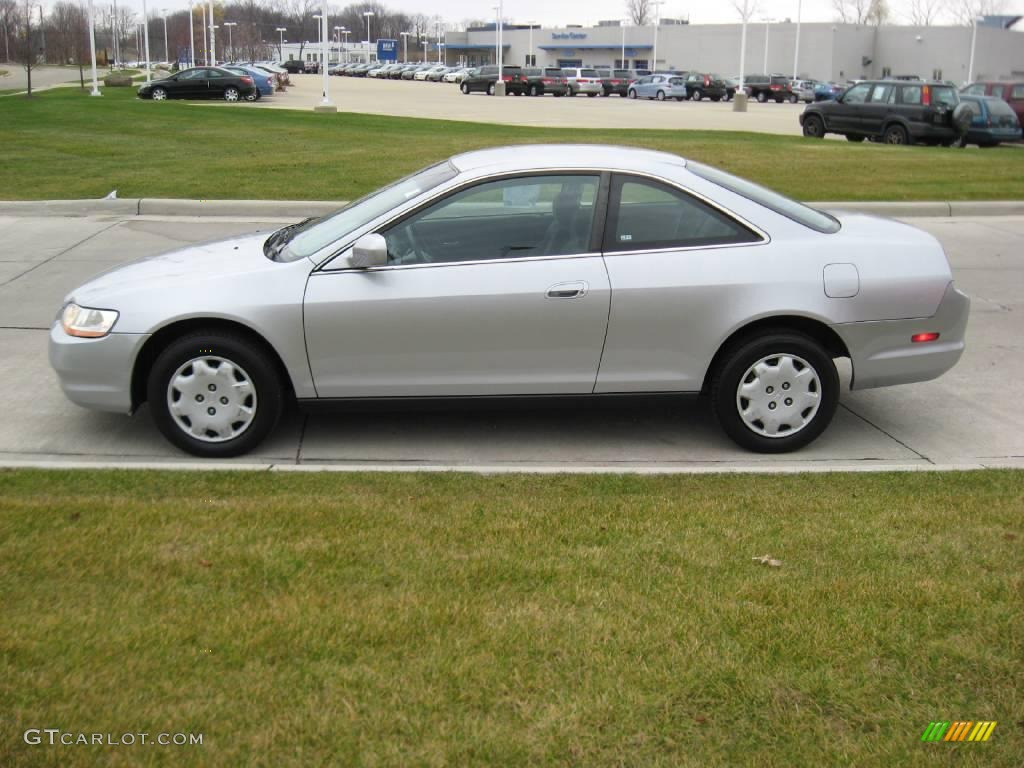 1999 Accord LX Coupe - Satin Silver Metallic / Charcoal photo #5
