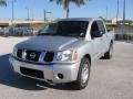 2007 Radiant Silver Nissan Titan SE Crew Cab  photo #2