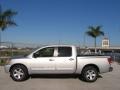 2007 Radiant Silver Nissan Titan SE Crew Cab  photo #4