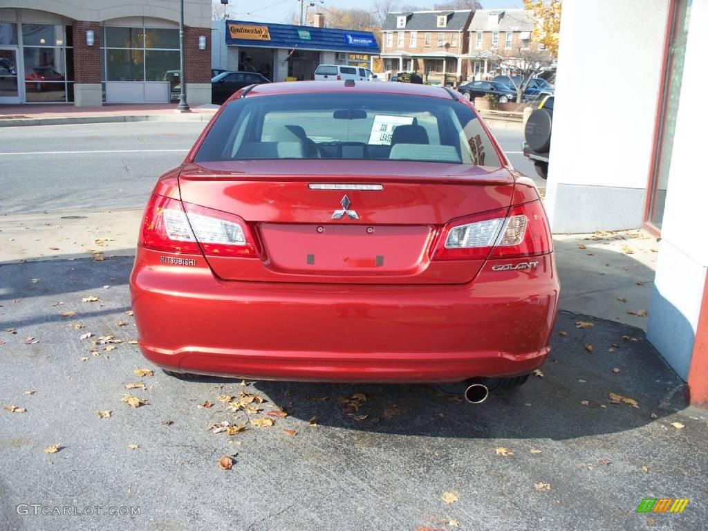 2010 Galant Sport Edition - Rave Red Pearl / Medium Gray photo #28