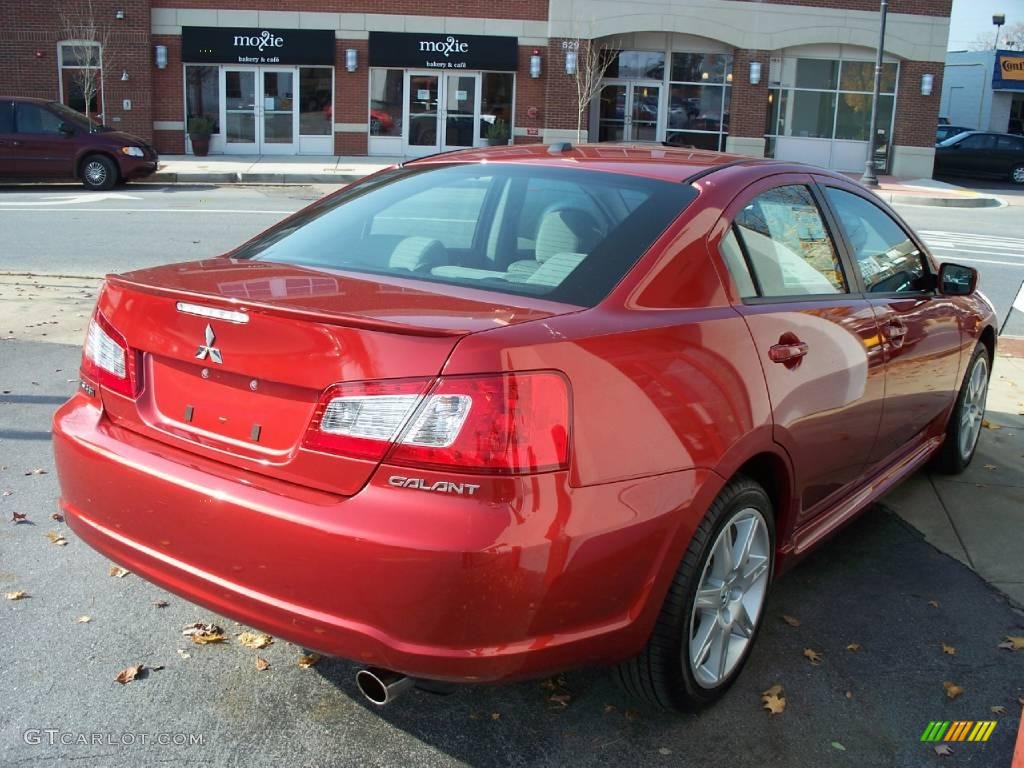 2010 Galant Sport Edition - Rave Red Pearl / Medium Gray photo #29