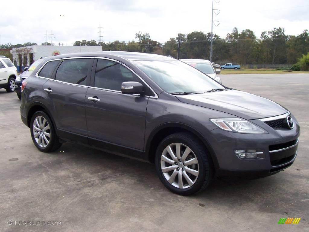 2008 CX-9 Grand Touring - Galaxy Gray Mica / Black photo #6