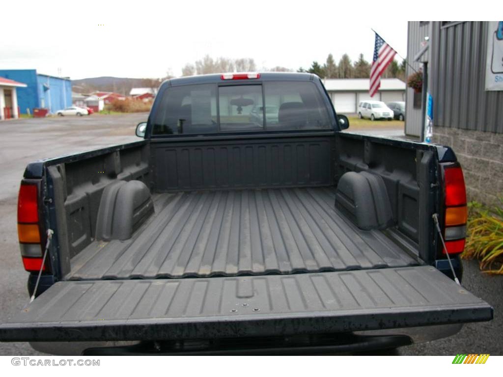 2006 Sierra 1500 SLE Regular Cab 4x4 - Deep Blue Metallic / Dark Pewter photo #10
