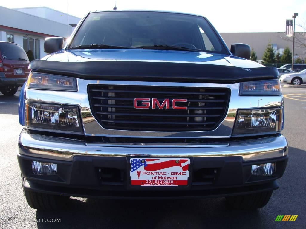 2008 Canyon SLE Extended Cab 4x4 - Sport Blue / Ebony photo #2