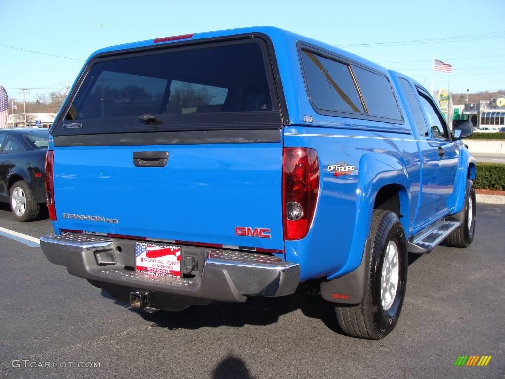2008 Canyon SLE Extended Cab 4x4 - Sport Blue / Ebony photo #6