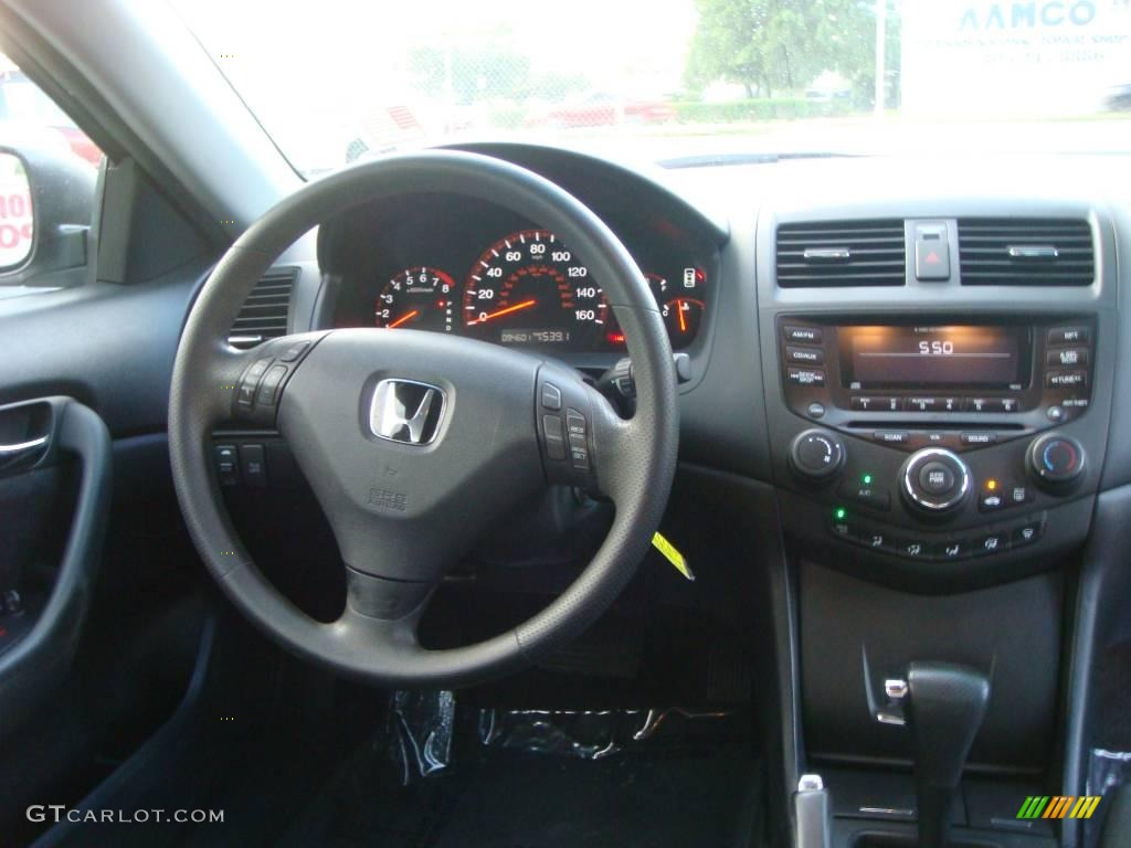 2005 Accord LX V6 Special Edition Coupe - Graphite Pearl / Black photo #13