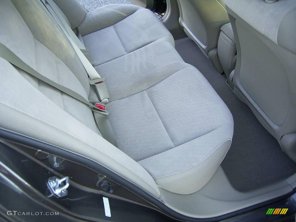 2010 Civic LX Sedan - Urban Titanium Metallic / Gray photo #14