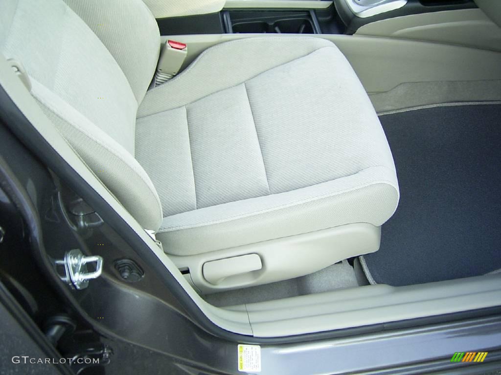 2010 Civic LX Sedan - Urban Titanium Metallic / Gray photo #15