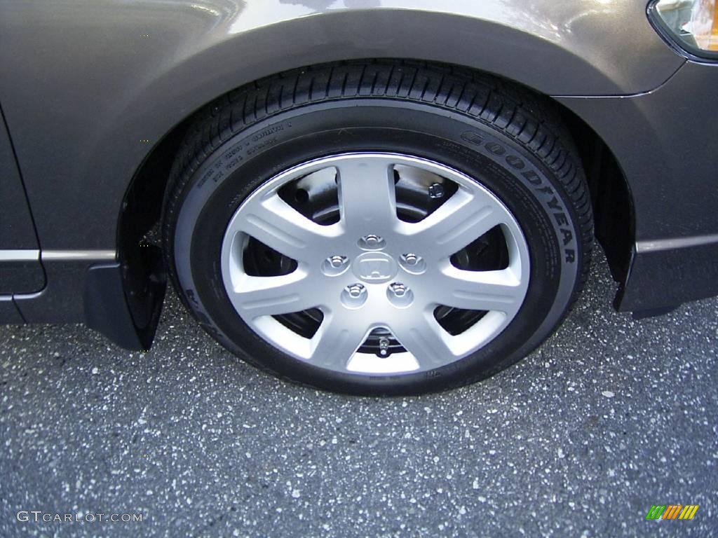 2010 Civic LX Sedan - Urban Titanium Metallic / Gray photo #18