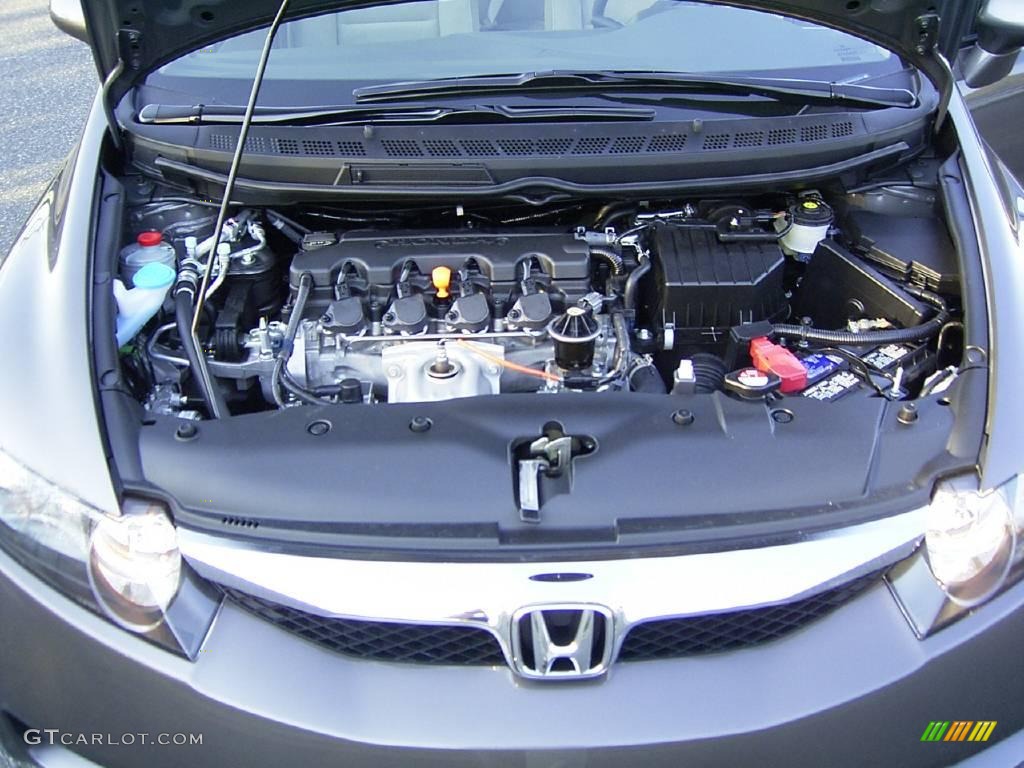 2010 Civic LX Sedan - Urban Titanium Metallic / Gray photo #20