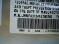 Alabaster Silver Metallic - Civic Hybrid Sedan Photo No. 10