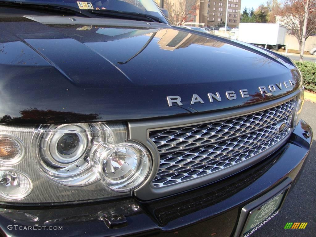 2008 Range Rover Westminster Supercharged - Java Black Pearlescent / Westminster Jet Black/Tan photo #8