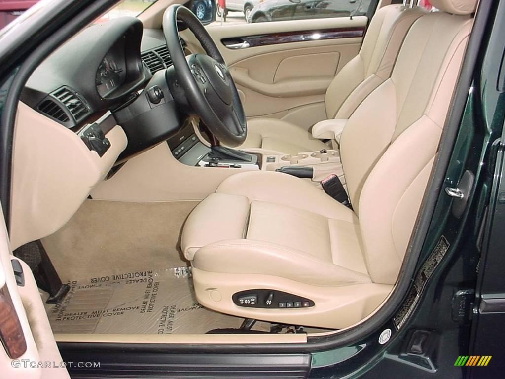 2004 3 Series 325i Sedan - Oxford Green Metallic / Sand photo #10