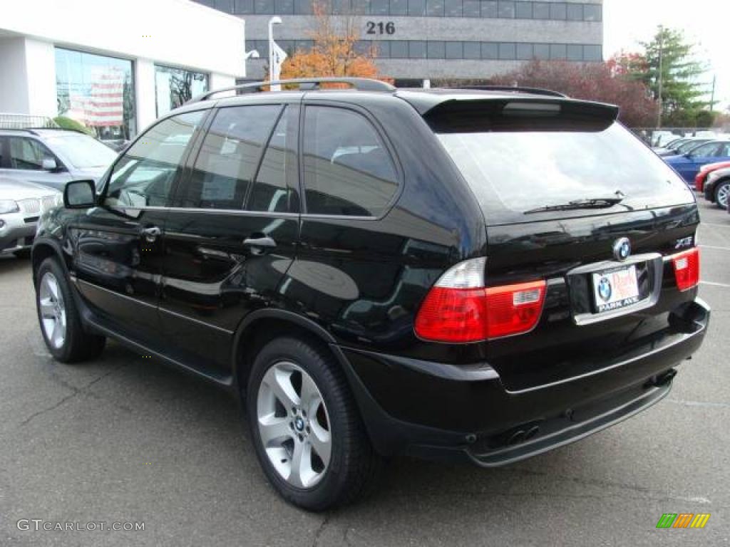 2006 X5 4.4i - Jet Black / Beige photo #6