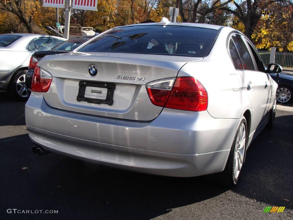 2006 3 Series 325xi Sedan - Titanium Silver Metallic / Grey photo #4