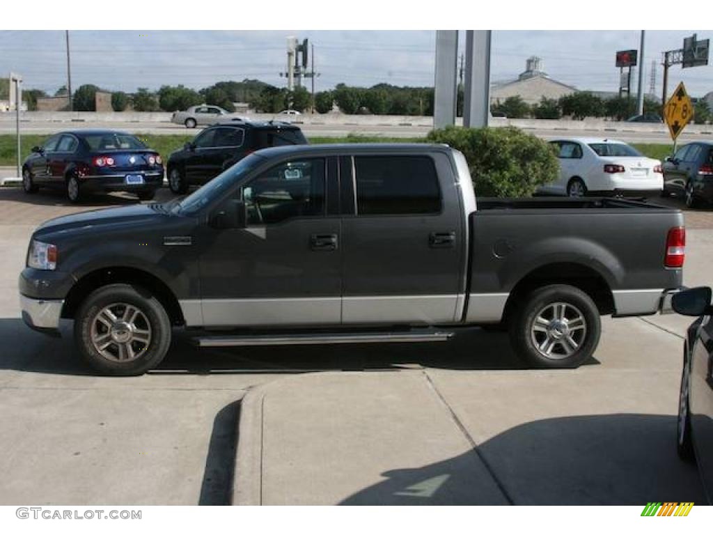 2006 F150 XLT SuperCrew - Dark Shadow Grey Metallic / Medium/Dark Flint photo #12