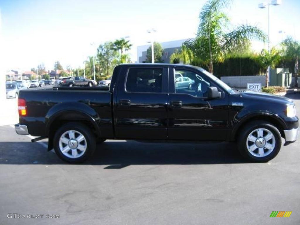 2006 F150 Lariat SuperCrew - Black / Black photo #11