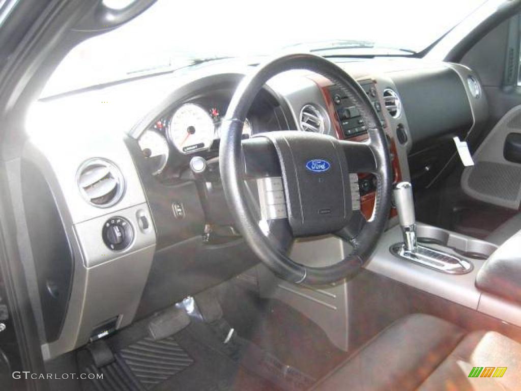 2006 F150 Lariat SuperCrew - Black / Black photo #21