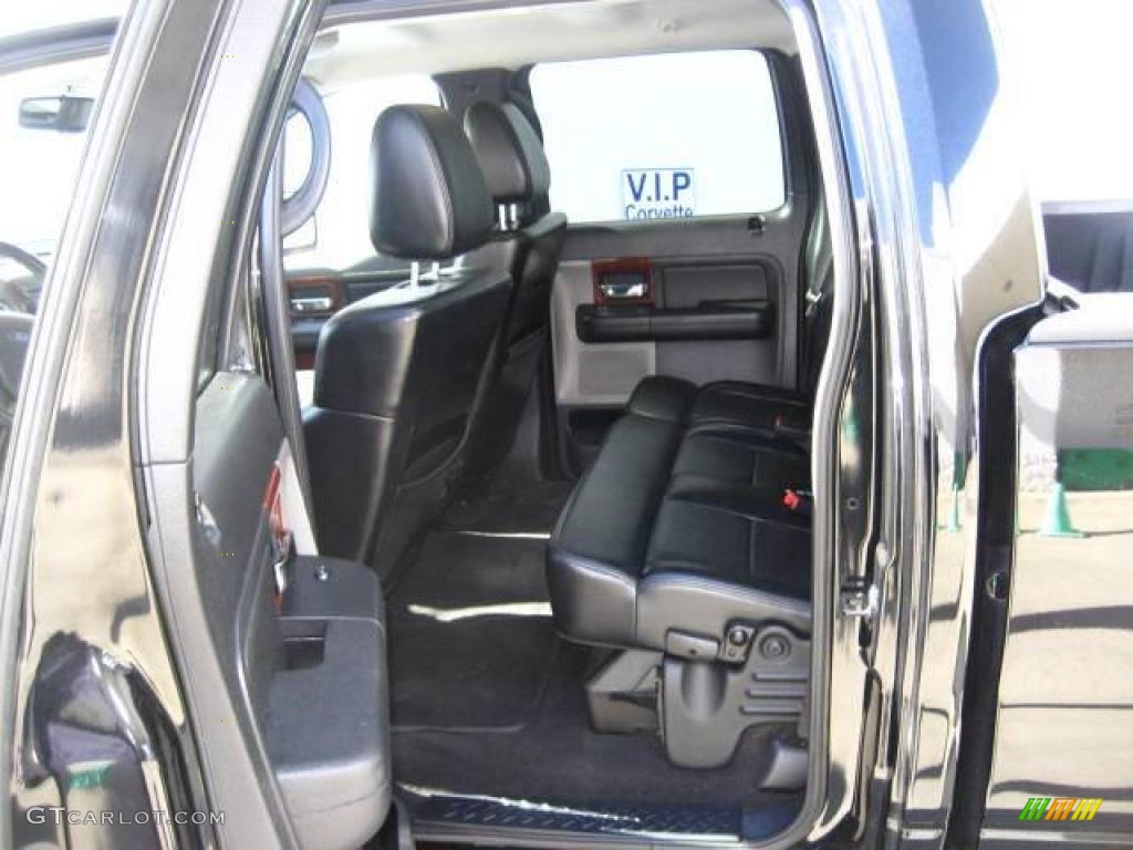 2006 F150 Lariat SuperCrew - Black / Black photo #24
