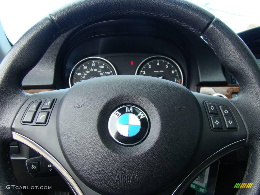 2007 3 Series 335i Coupe - Space Gray Metallic / Black photo #11