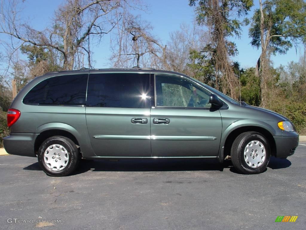 2003 Town & Country LX - Onyx Green Pearl / Taupe photo #2