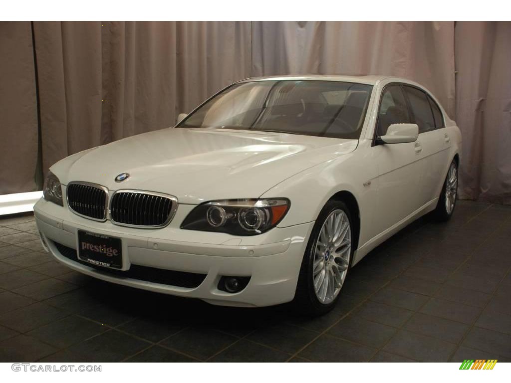 2007 7 Series 750Li Sedan - Alpine White / Black photo #1