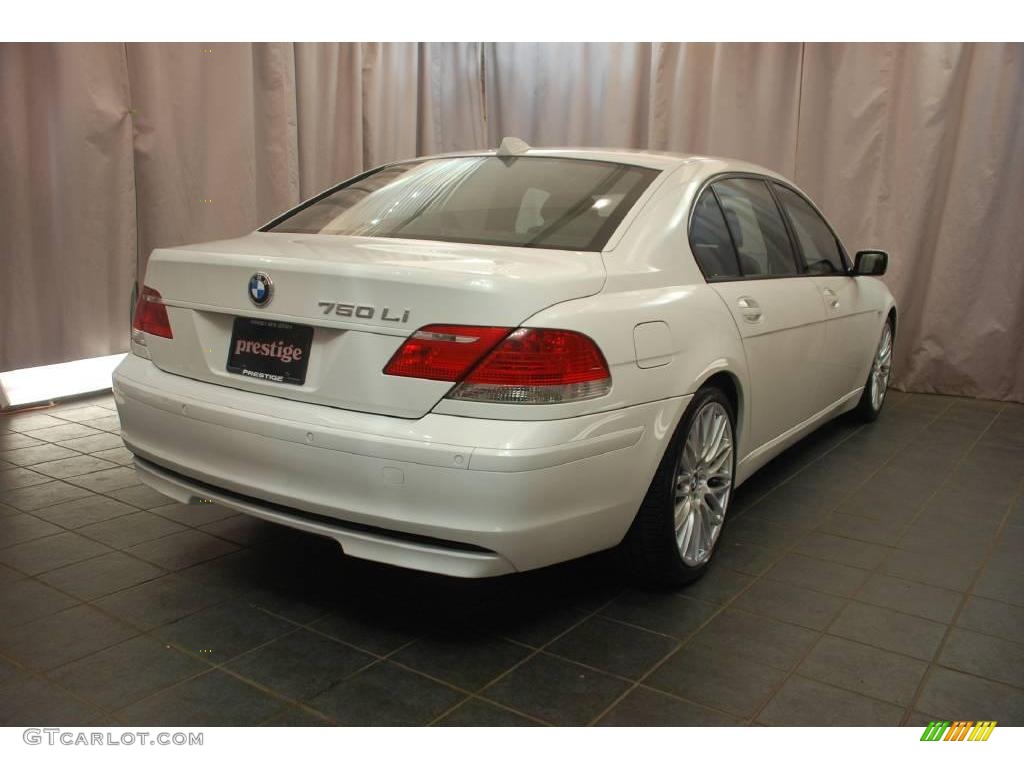 2007 7 Series 750Li Sedan - Alpine White / Black photo #2