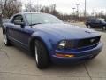 2008 Vista Blue Metallic Ford Mustang V6 Deluxe Coupe  photo #7