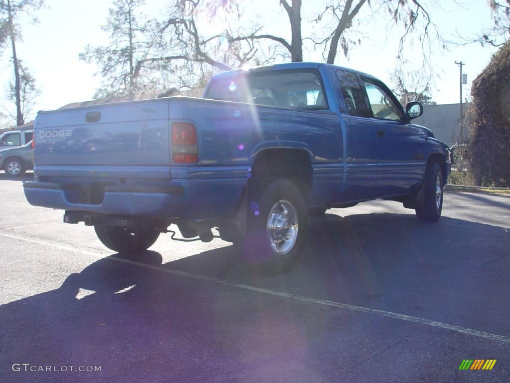 2001 Ram 2500 ST Quad Cab - Intense Blue Pearl / Mist Gray photo #3