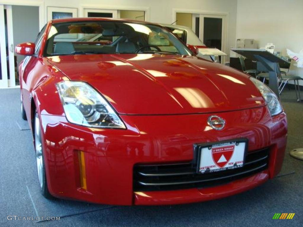 2006 350Z Touring Coupe - Redline / Frost Leather photo #1